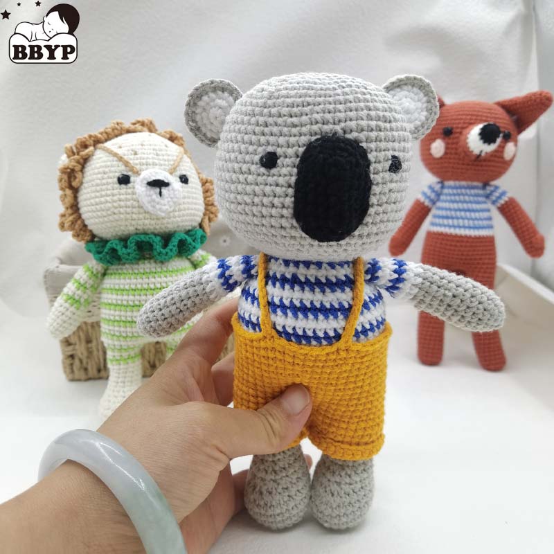 Baby Nursery Games - Bebê crochê recheado leão coala raposa