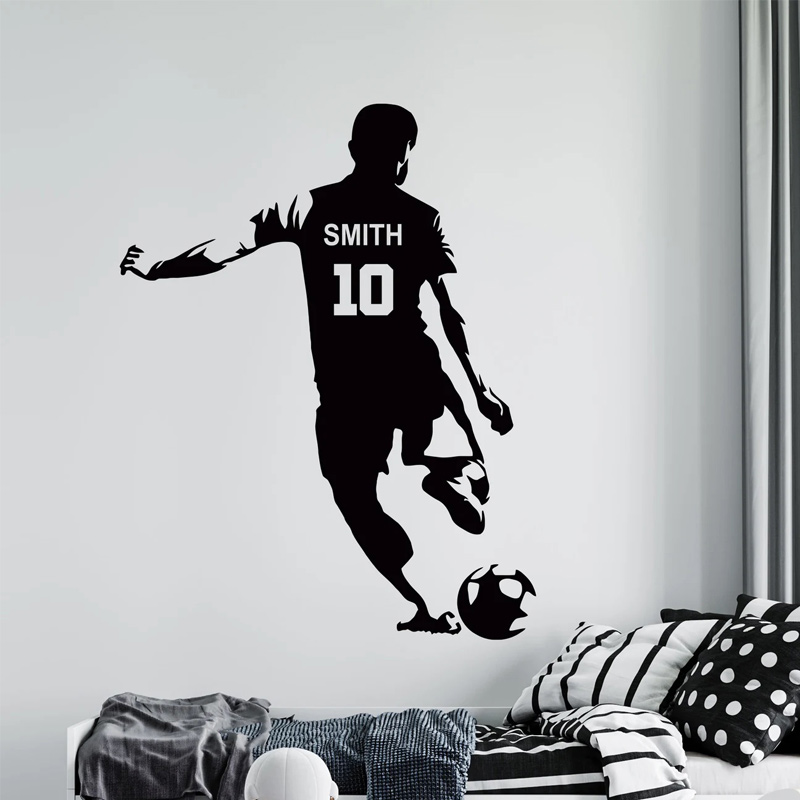 Baby Nursery Wall Mural - Nome e número do jogador de