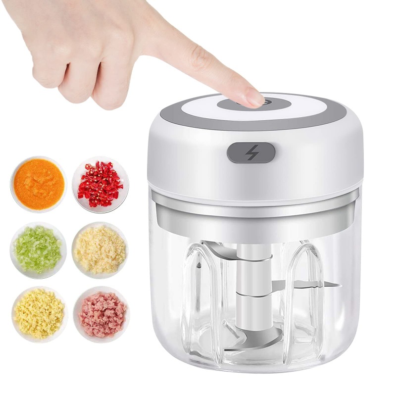 Baby Food Processor - Moedor de Alho Elétrico de 250ML,