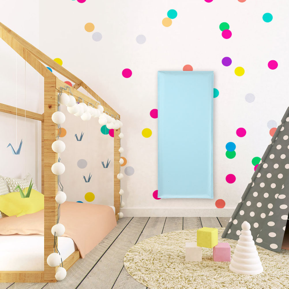 Baby Nursery Yellow - 2 Peças de Painéis 3D Amarelos