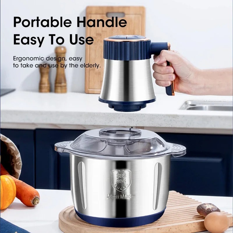 Baby Food Processor - Moedor de Carne Elétrico 5L de