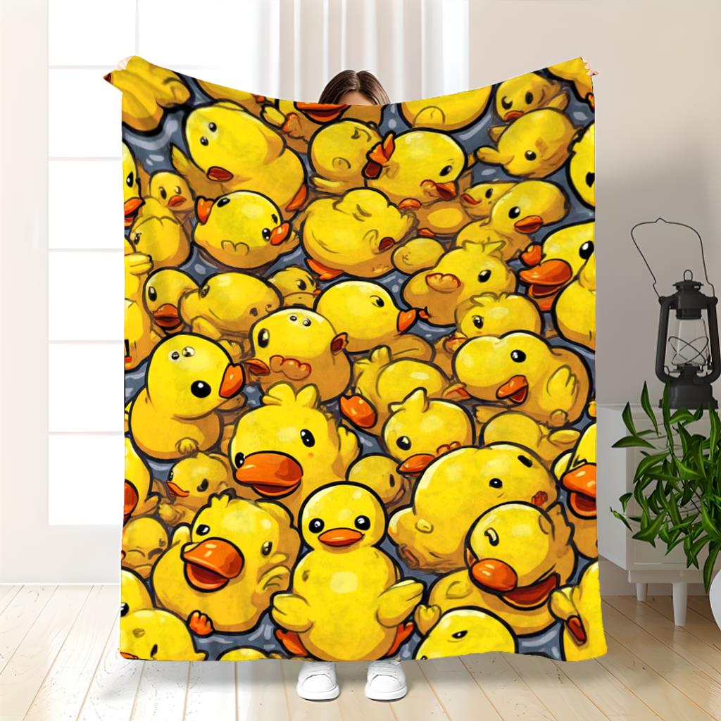 Baby Nursery Yellow - Adorável Manta de Pintinho Amarelo 150x200cm,