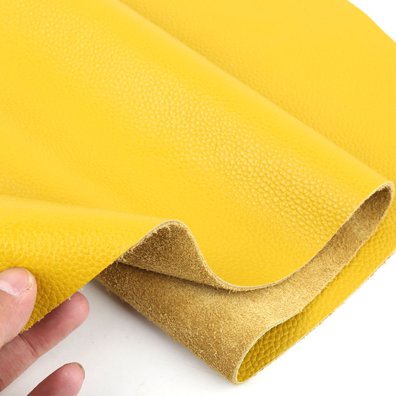 Baby Nursery Yellow - Primeira camada de couro bovino, couro