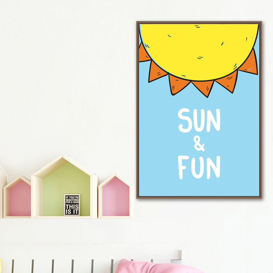 Pôster de suco de laranja e so - Baby Nursery Mirror avaliação e preço