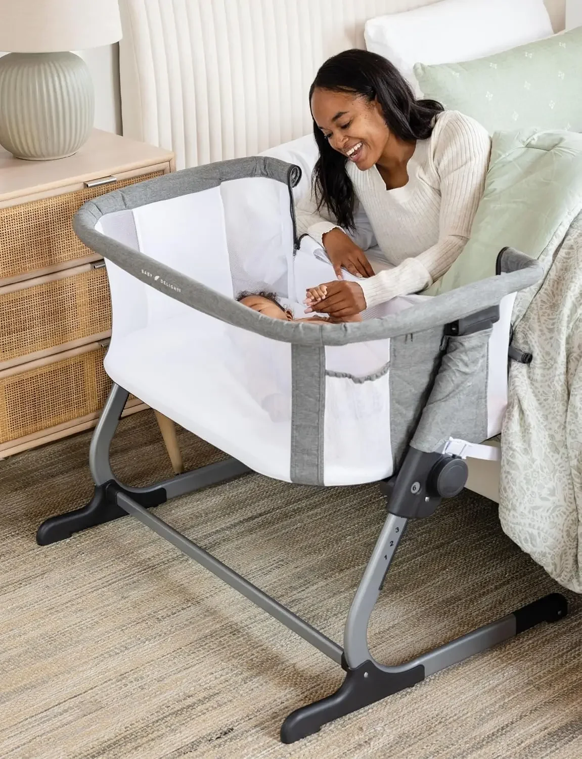 Berço de Cabeceira com Ajuste  - Bassinet Bedside Sleeper avaliação e preço