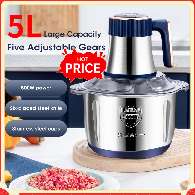 Moedor de Carne Elétrico de 5L - Baby Food Processor avaliação e preço