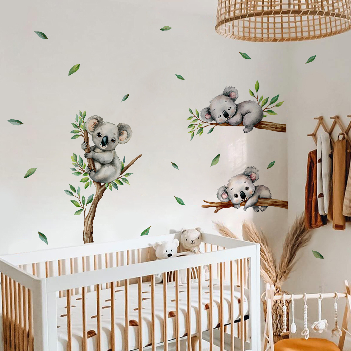 Coala dos desenhos animados es - Baby Nursery Wall Mural avaliação e preço