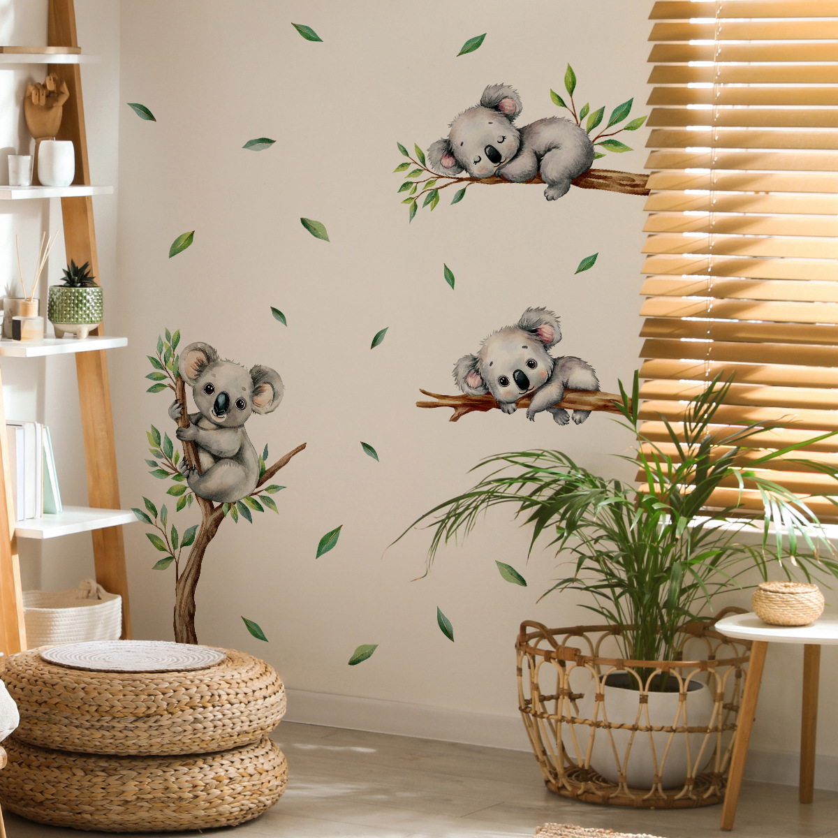 Coala dos desenhos animados es - Baby Nursery Wall Mural avaliação e preço
