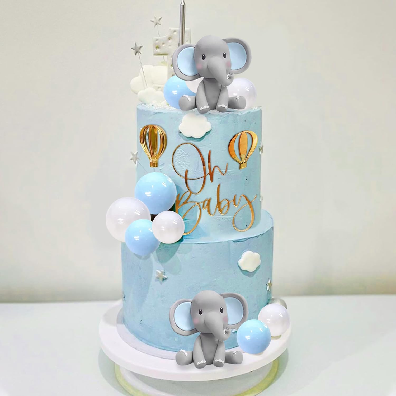 Decoração de bolo de elefante, - Baby Food Processor avaliação e preço
