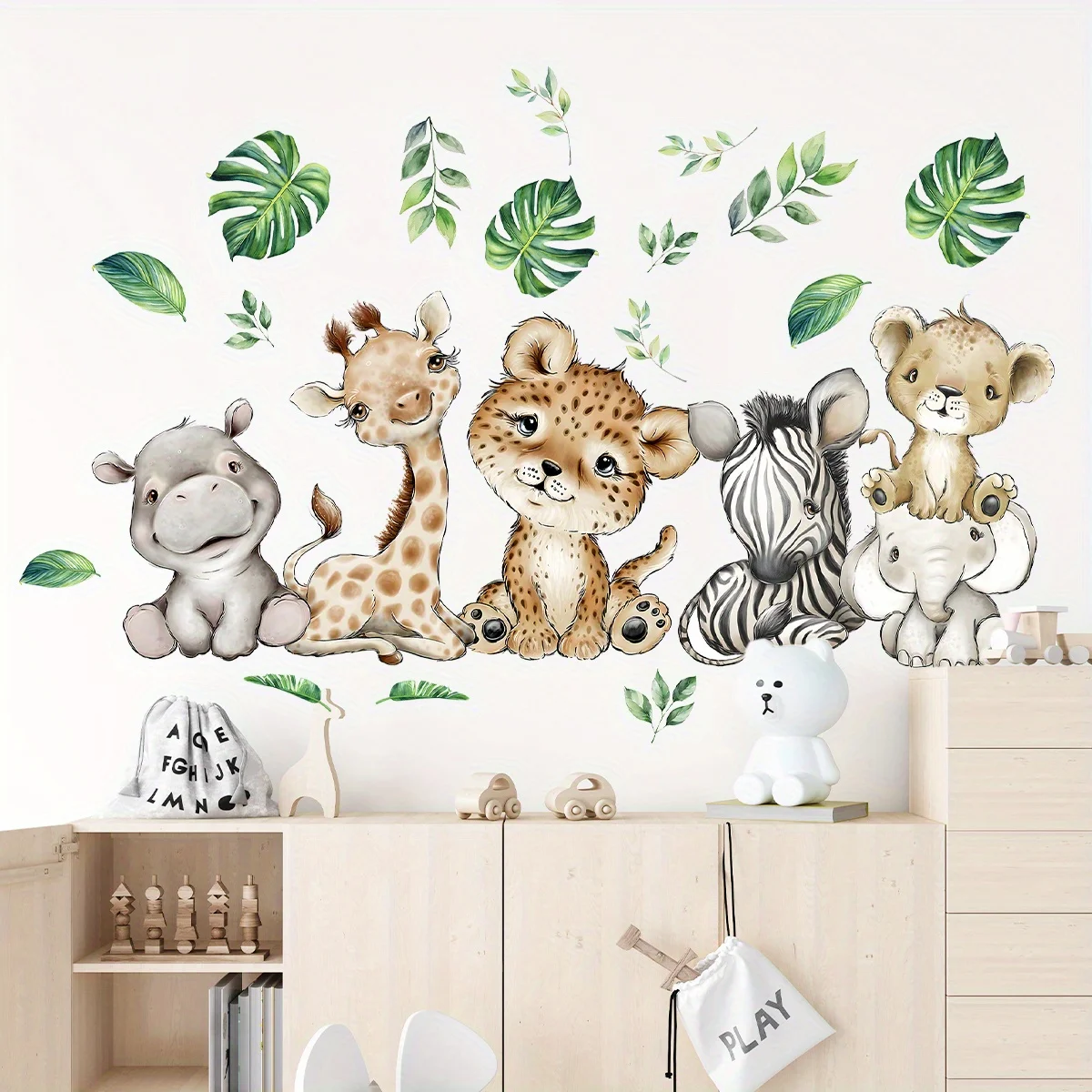 1pc dos desenhos animados boni - Baby Nursery Wall Mural avaliação e preço