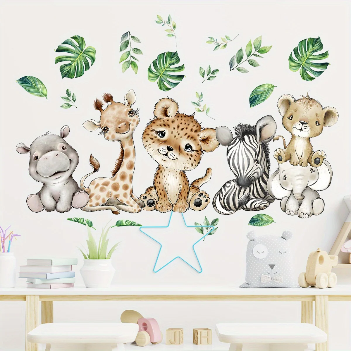 1pc dos desenhos animados boni - Baby Nursery Wall Mural avaliação e preço