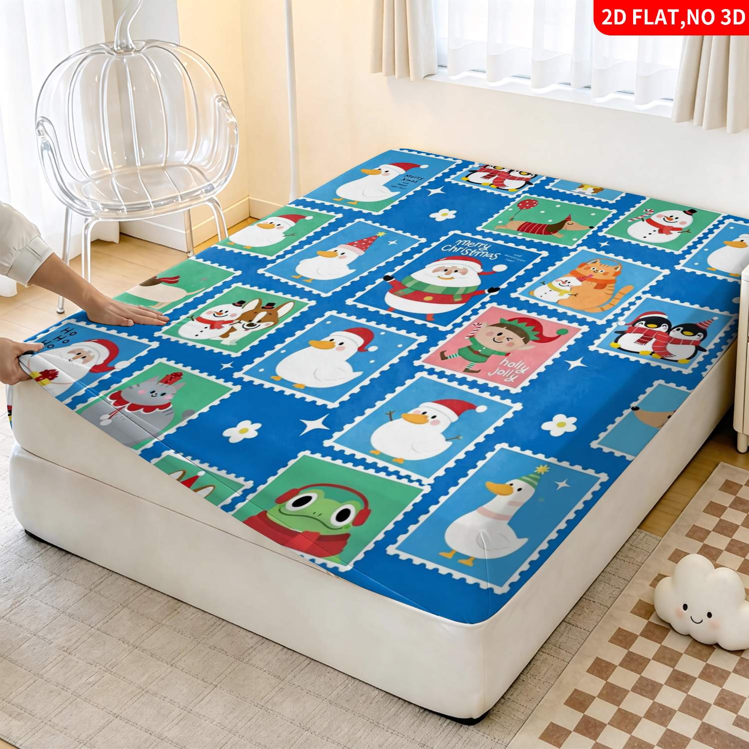 Conjunto de Cama Azul com Esta - Baby Nursery Bedding Sets avaliação e preço
