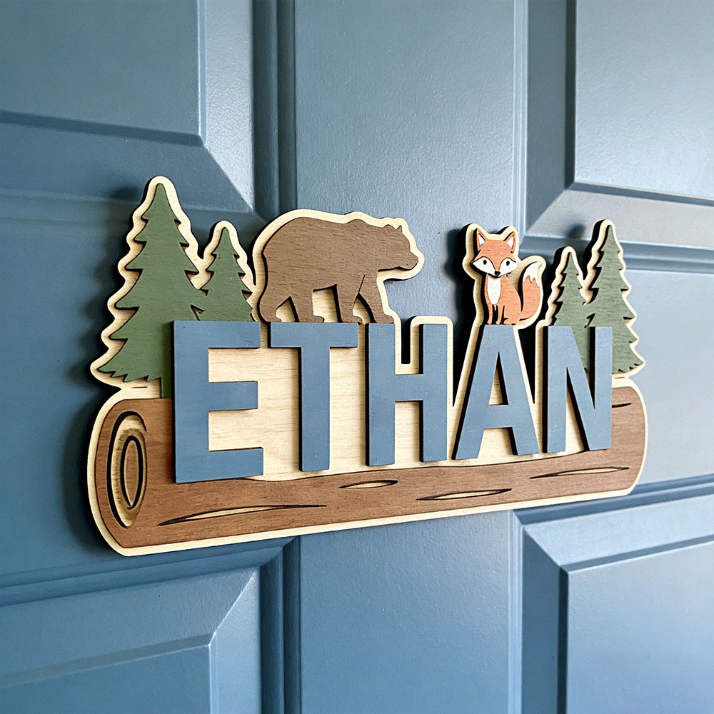 Placa de Madeira Personalizada - Baby Nursery avaliação e preço