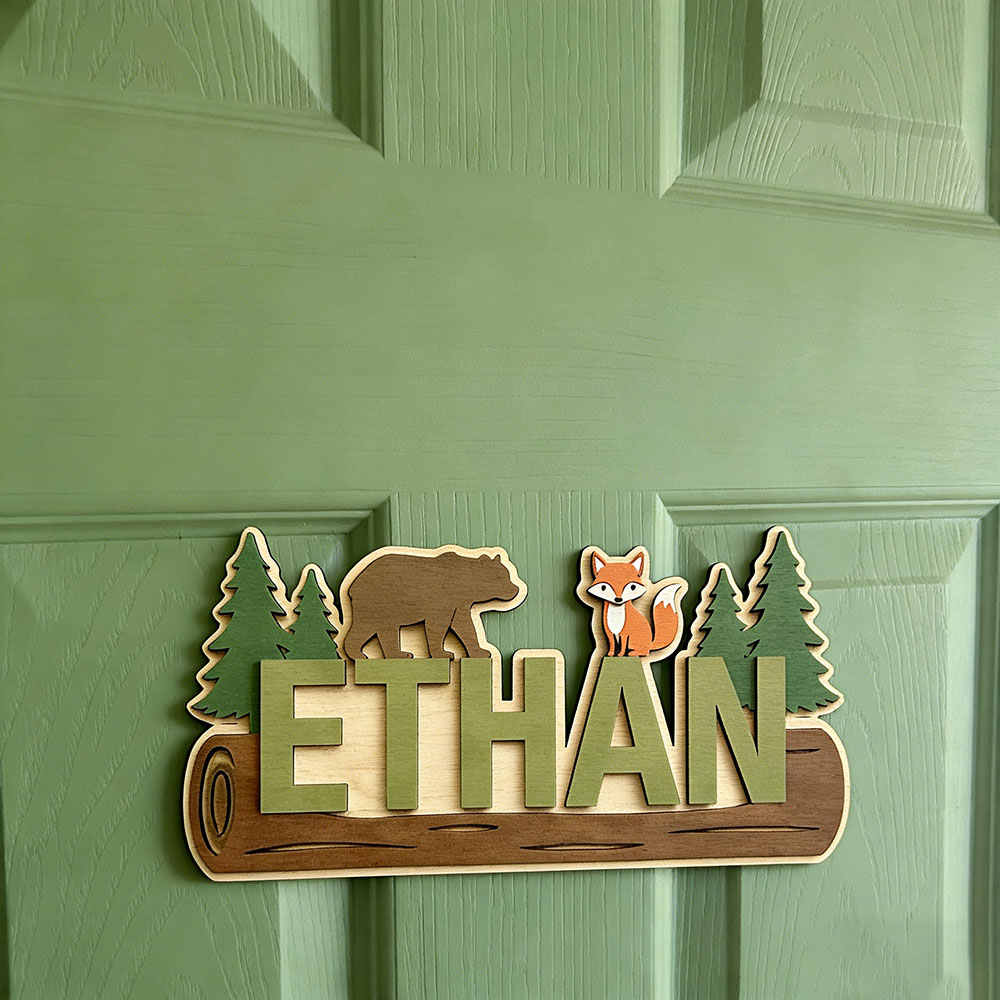 Placa de Madeira Personalizada - Baby Nursery avaliação e preço