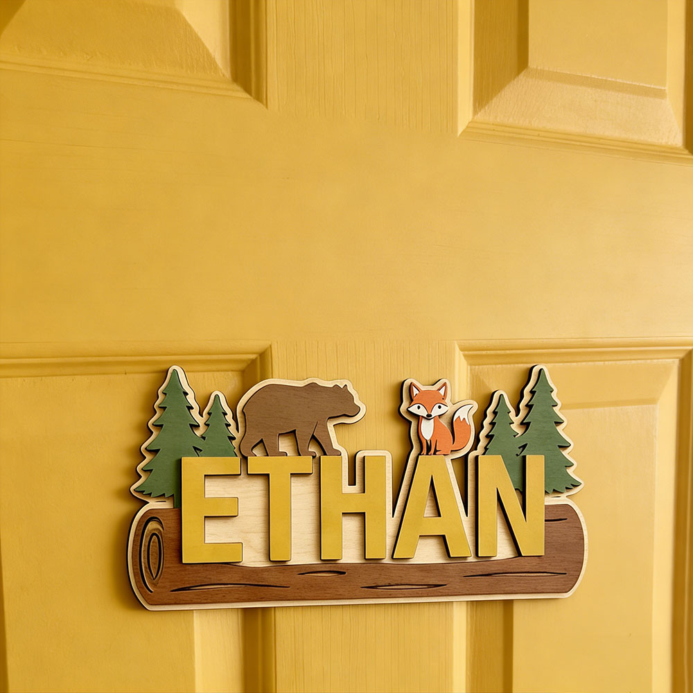 Placa de Madeira Personalizada - Baby Nursery avaliação e preço