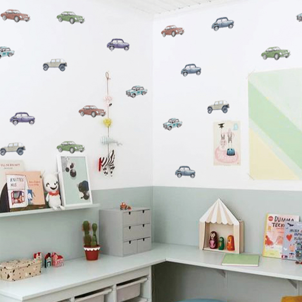 Crianças dos desenhos animados - Baby Nursery Wall Mural avaliação e preço