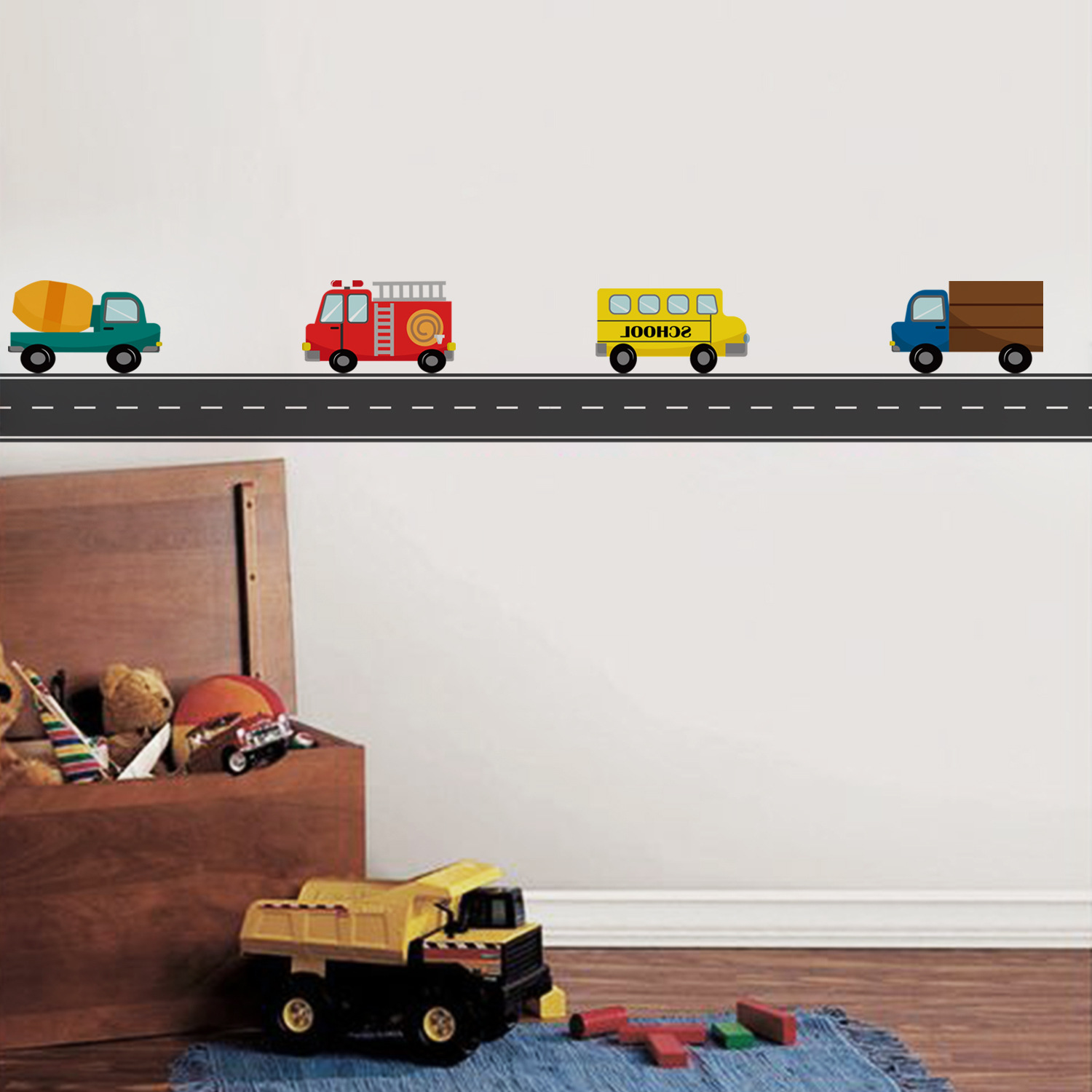 Crianças dos desenhos animados - Baby Nursery Wall Mural avaliação e preço