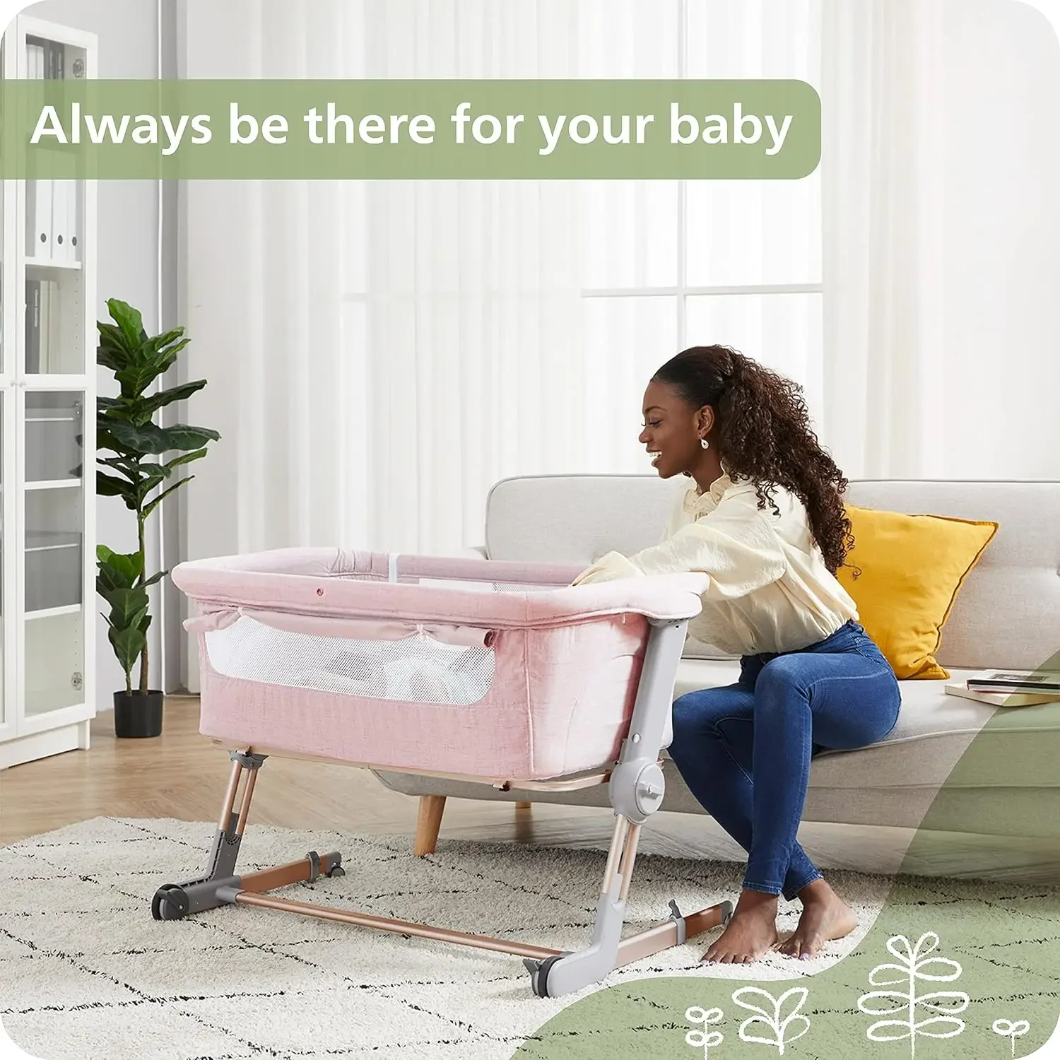 Berço Portátil para Recém-Nasc - Bassinet Bedside Sleeper avaliação e preço
