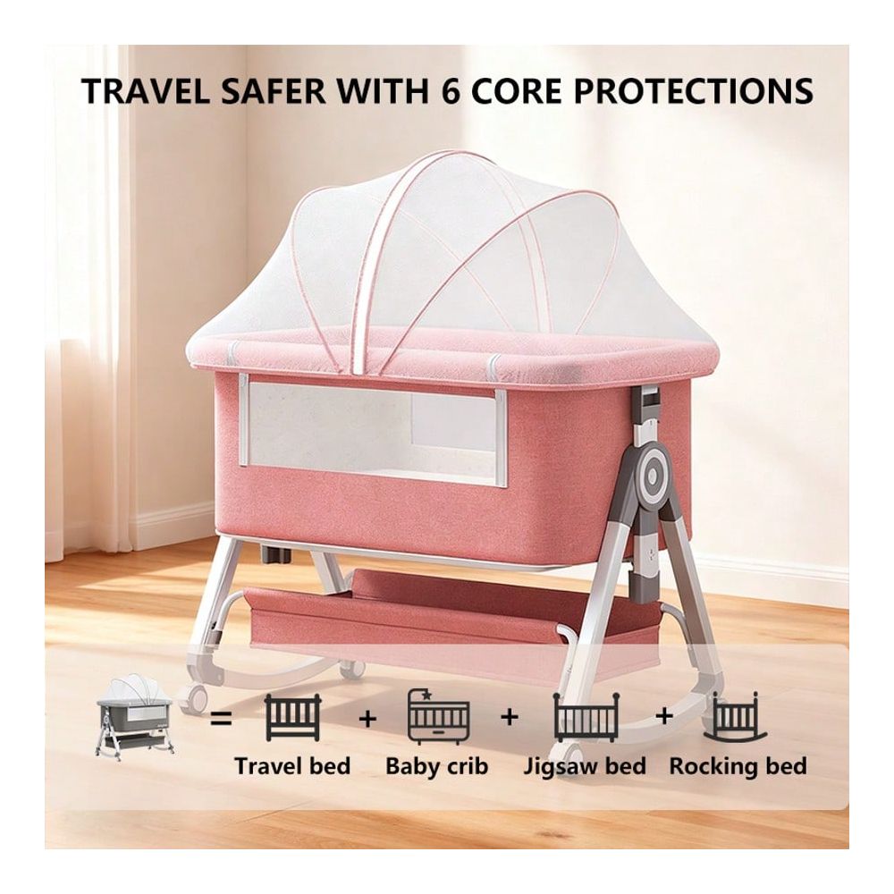 Berço para Bebê, Berço ao Lado - Bassinet Bedside Sleeper avaliação e preço