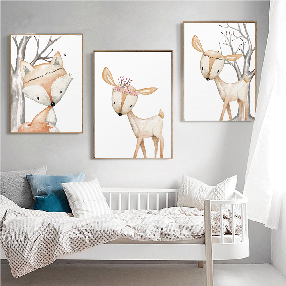 Pôster de coelho de desenho an - Baby Nursery Mirror avaliação e preço