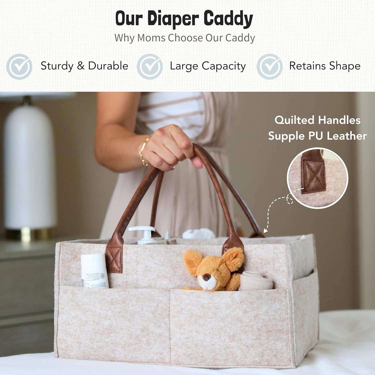 Cesto Organizador de Feltro pa - Baby Bag Nursery avaliação e preço