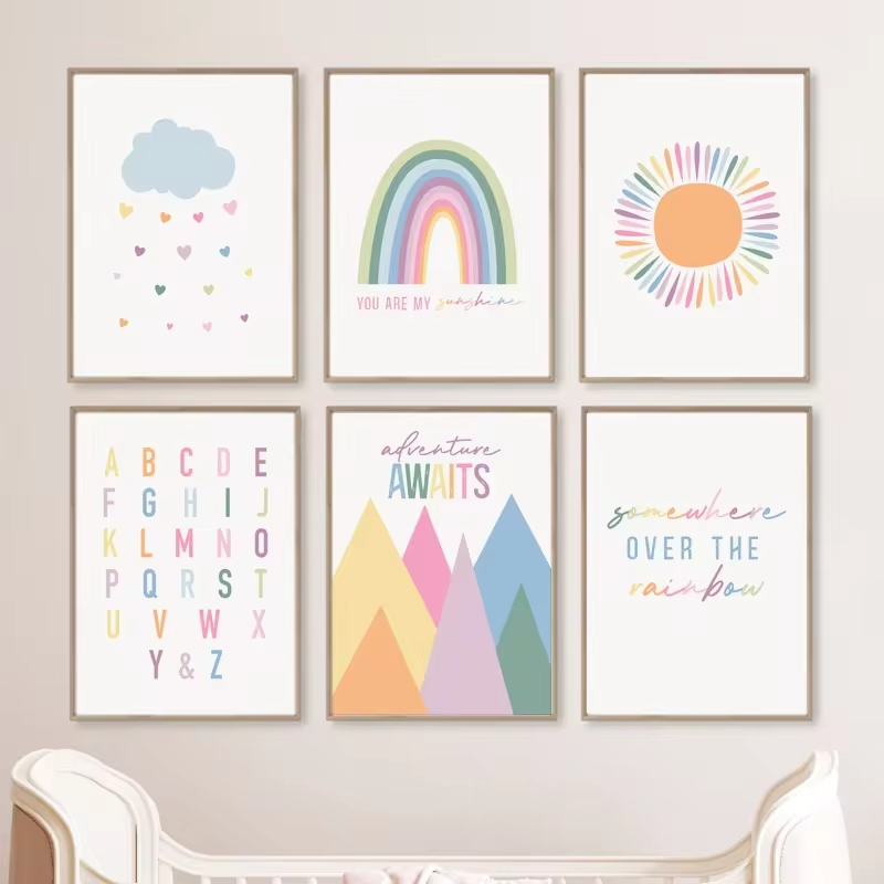 Pintura em Canvas Boho para Be - Baby Nursery Mirror avaliação e preço