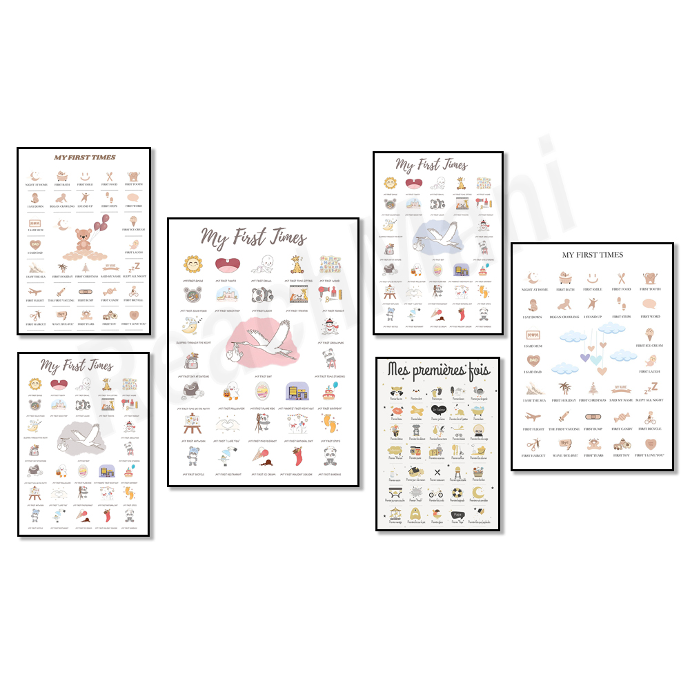 Cartazes de bebê da primeira v - Baby Nursery Mirror avaliação e preço