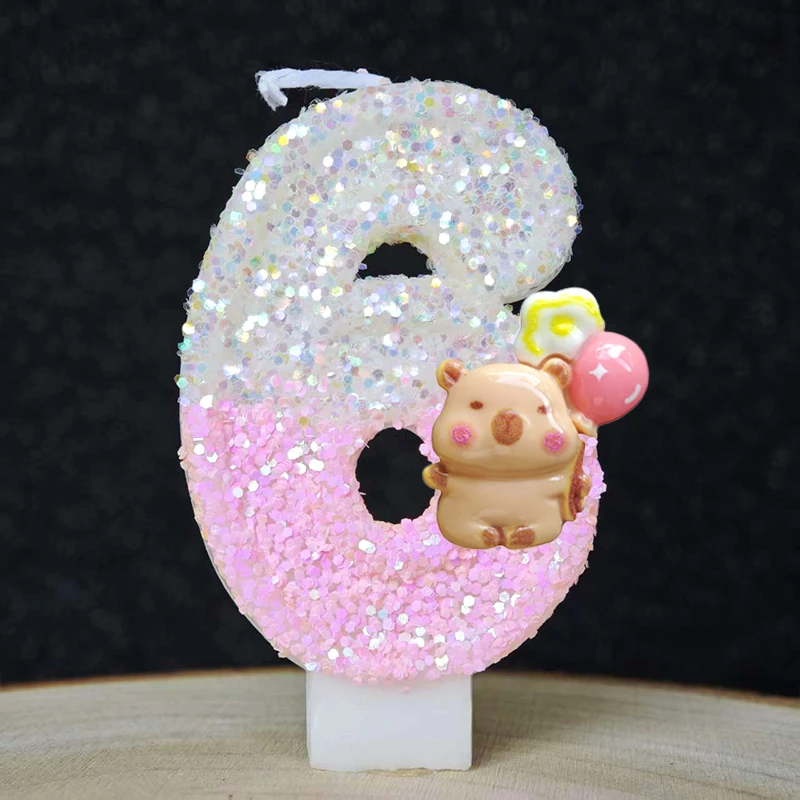 Novo capivara velas bolo decor - Baby Food Processor avaliação e preço