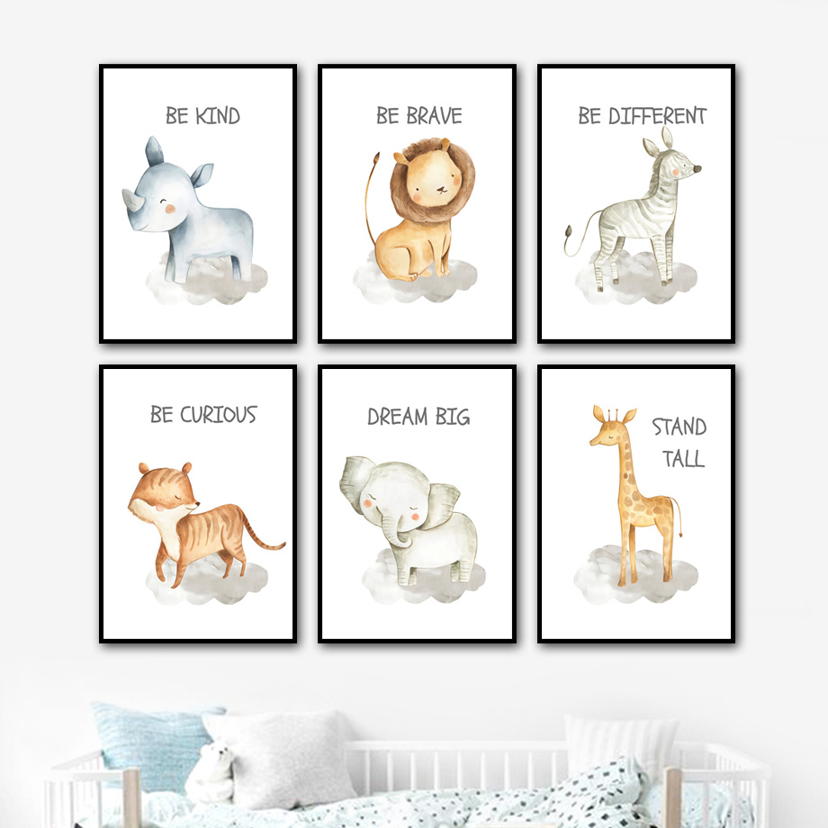 Berçário arte da parede pintur - Baby Nursery Mirror avaliação e preço