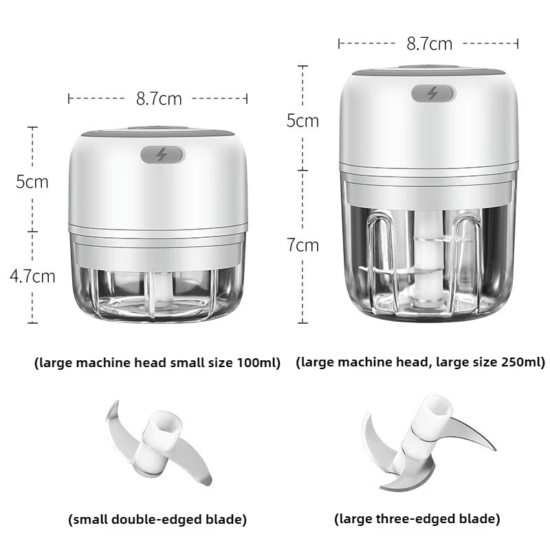 Mini picador de alho elétrico  - Baby Food Processor avaliação e preço