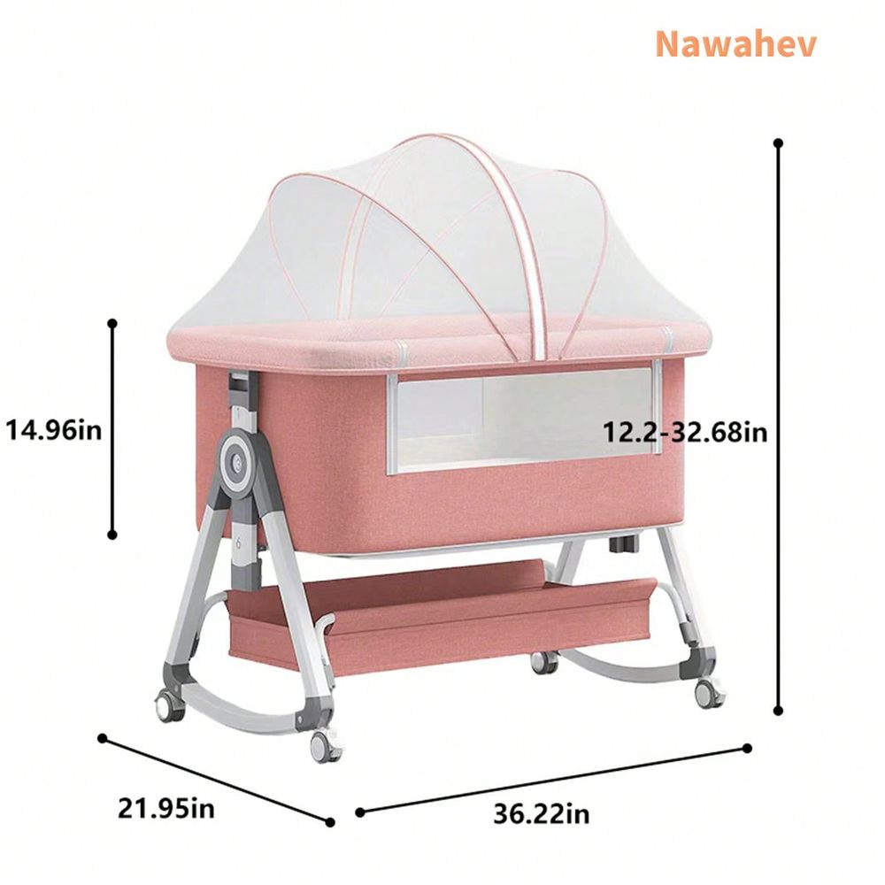 Berço 4 em 1 para bebês, com 6 - Bassinet Bedside Sleeper avaliação e preço