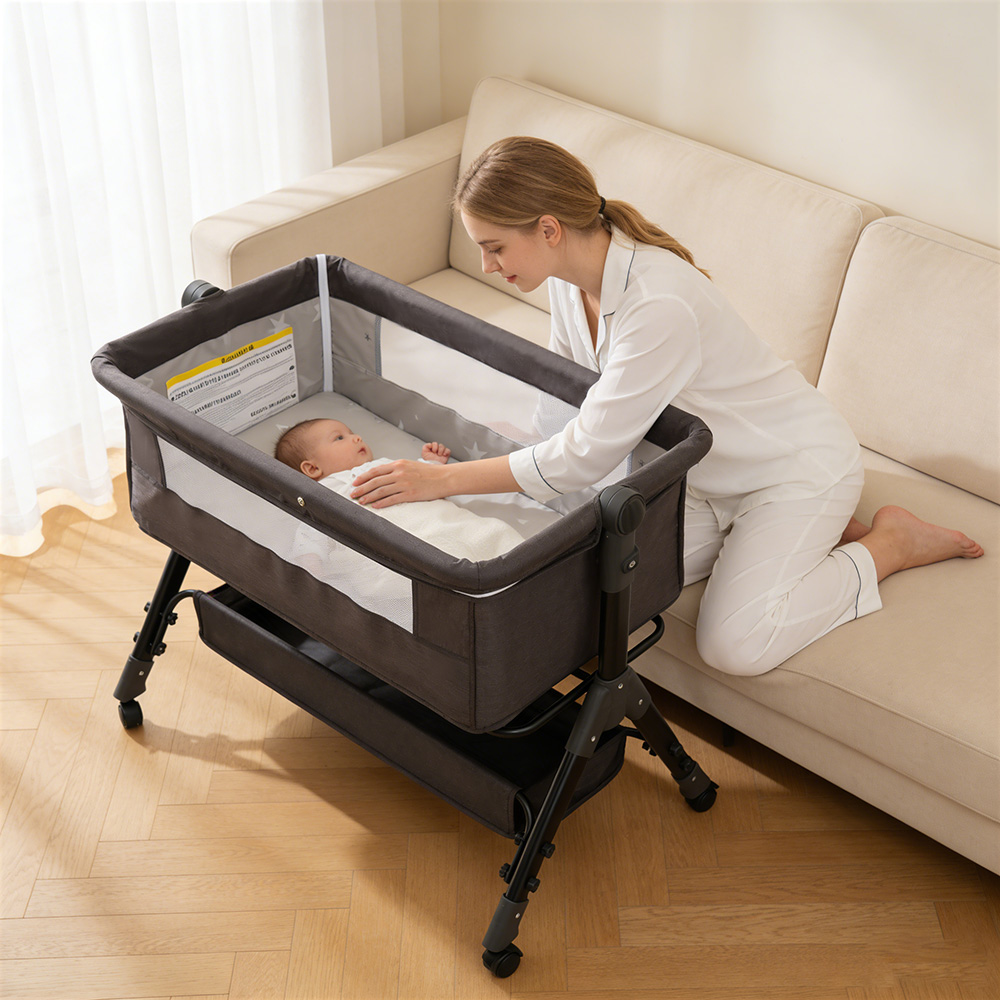 Berço Portátil 3 em 1 para Beb - Bassinet Bedside Sleeper avaliação e preço