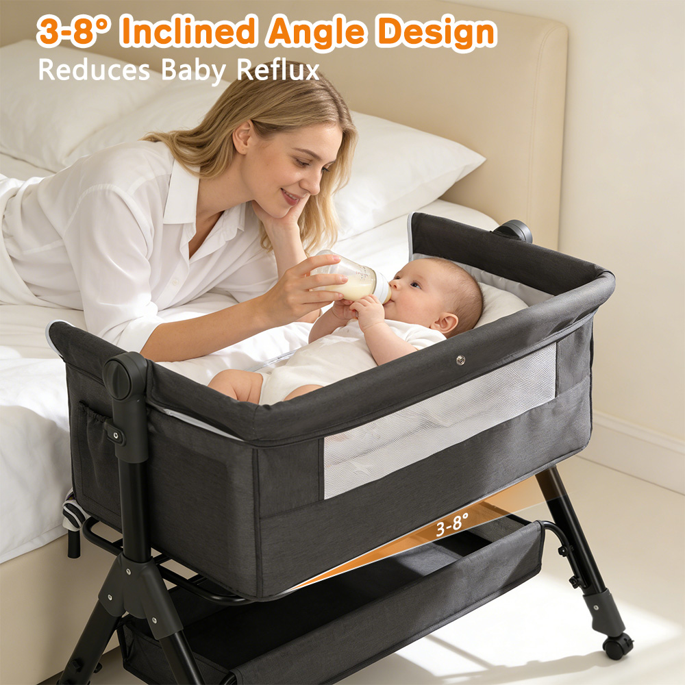 Berço Portátil 3 em 1 para Beb - Bassinet Bedside Sleeper avaliação e preço