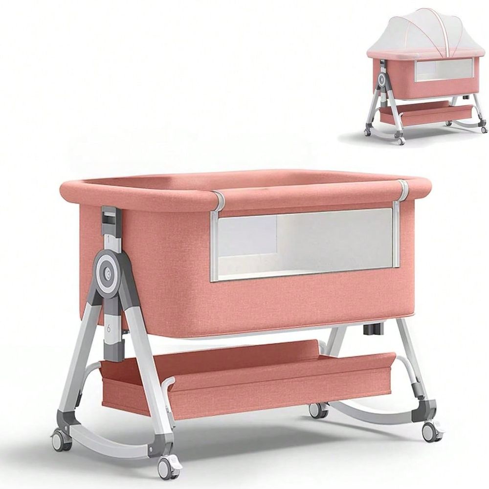 Berço de Bebê 5 em 1 com Modo  - Bassinet Bedside Sleeper avaliação e preço