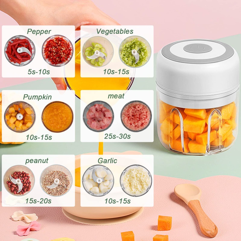 Moedor de Alho Elétrico de 250 - Baby Food Processor avaliação e preço