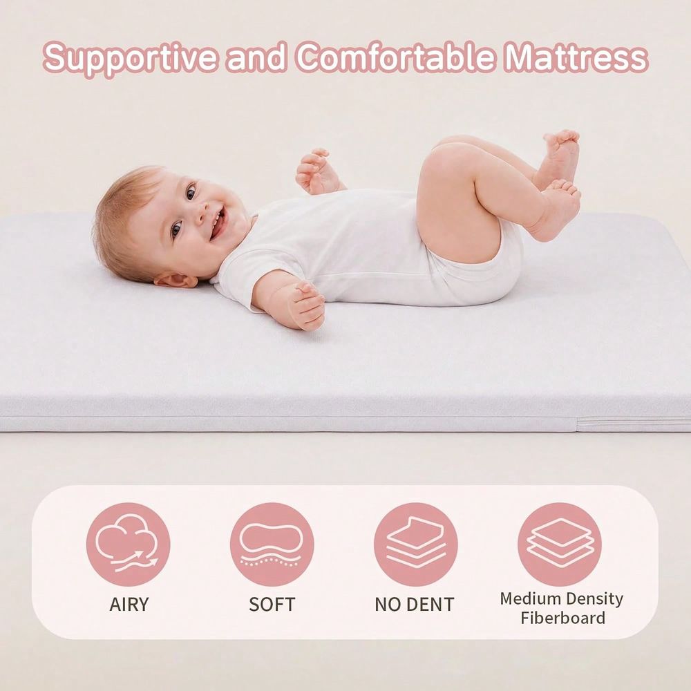 Berço, Berço 3 em 1 para Bebê  - Bassinet Bedside Sleeper avaliação e preço