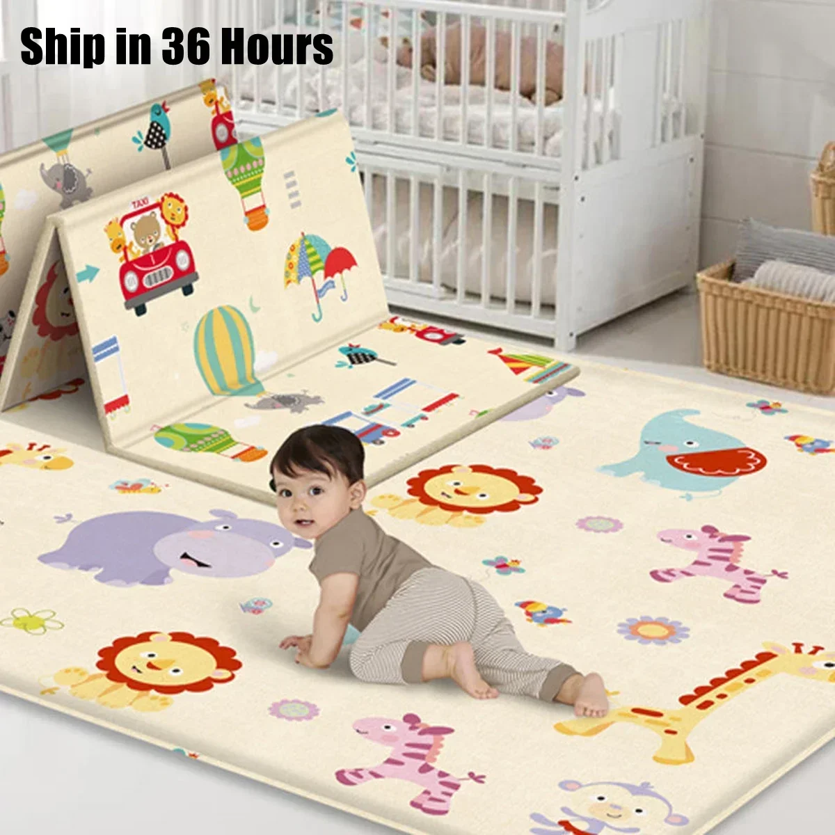 Tapete de jogo do bebê dobráve - Baby Nursery Games avaliação e preço