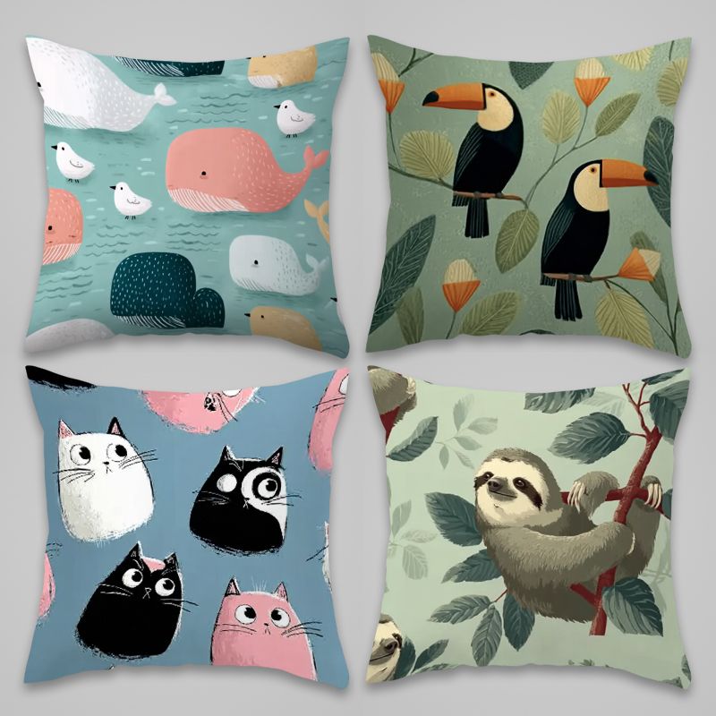 Conjunto de 4 fronhas com esta - Baby Nursery Bedding Sets avaliação e preço