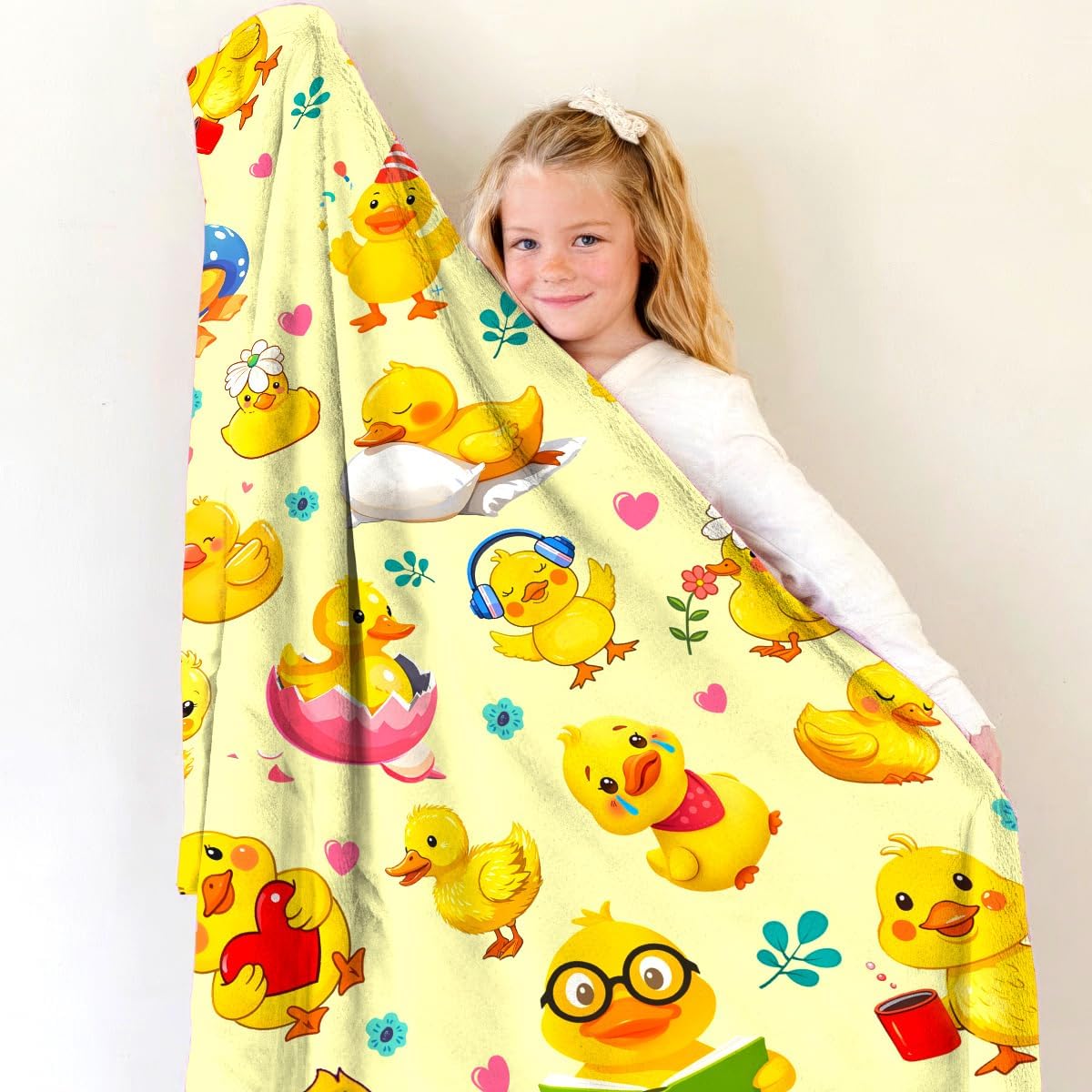 Cobertor de Pelúcia com Estamp - Baby Nursery Yellow avaliação e preço