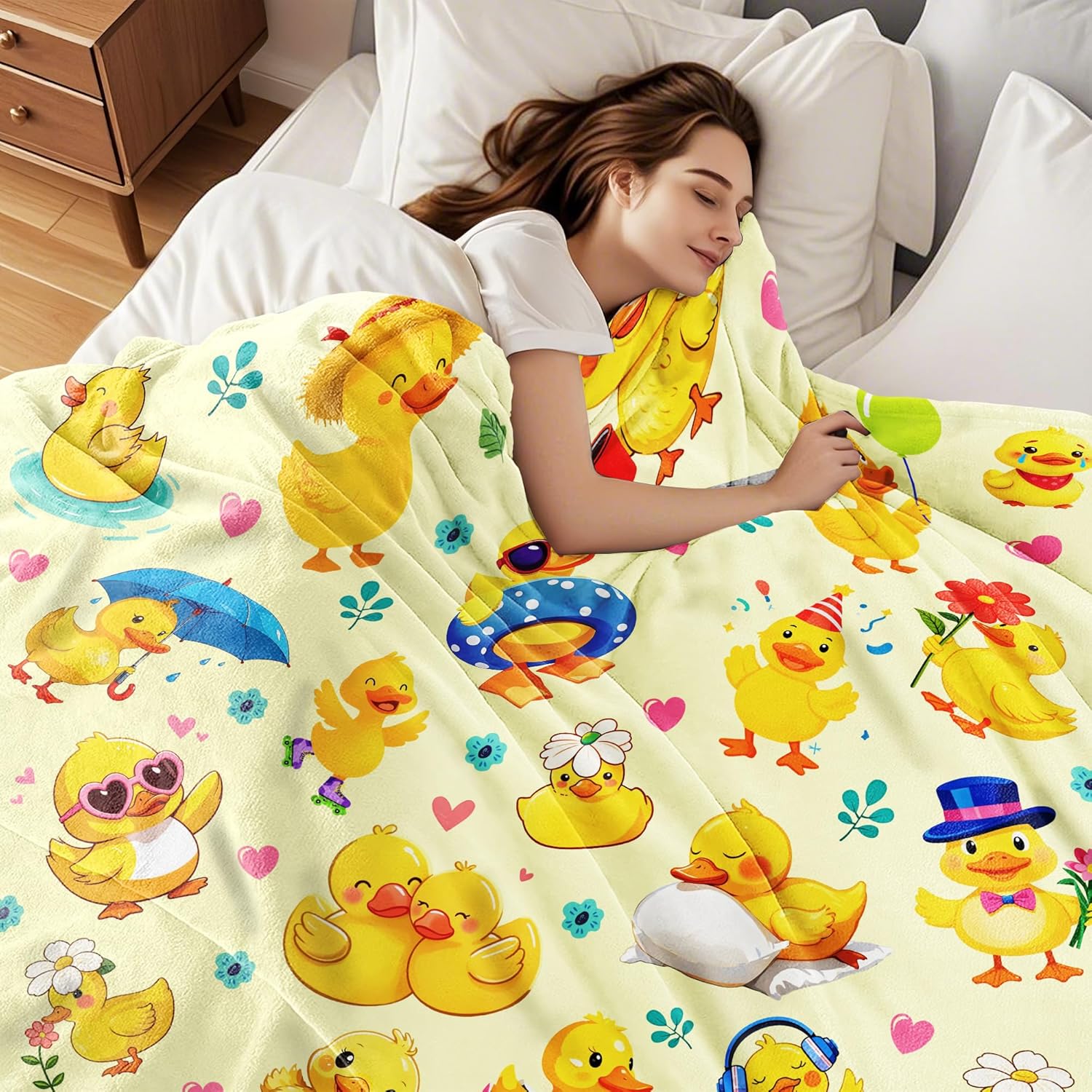 Cobertor de Pelúcia com Estamp - Baby Nursery Yellow avaliação e preço