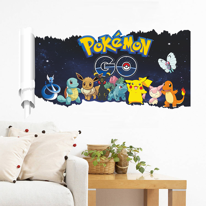 Desenhos animados Pokémon Pika - Baby Nursery Wall Mural avaliação e preço