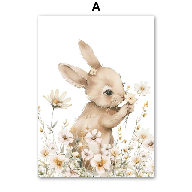 Outono coelho flor selvagem ma - Baby Nursery Mirror avaliação e preço
