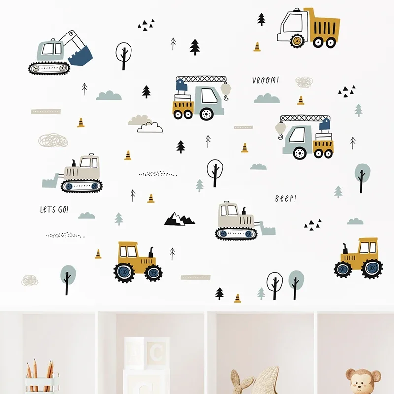 Adesivos de parede de caminhão - Baby Nursery Wall Mural avaliação e preço
