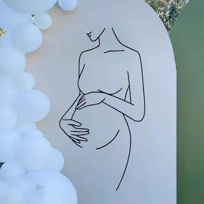 Mulher grávida arte, gênero re - Baby Nursery Gender Neutral avaliação e preço