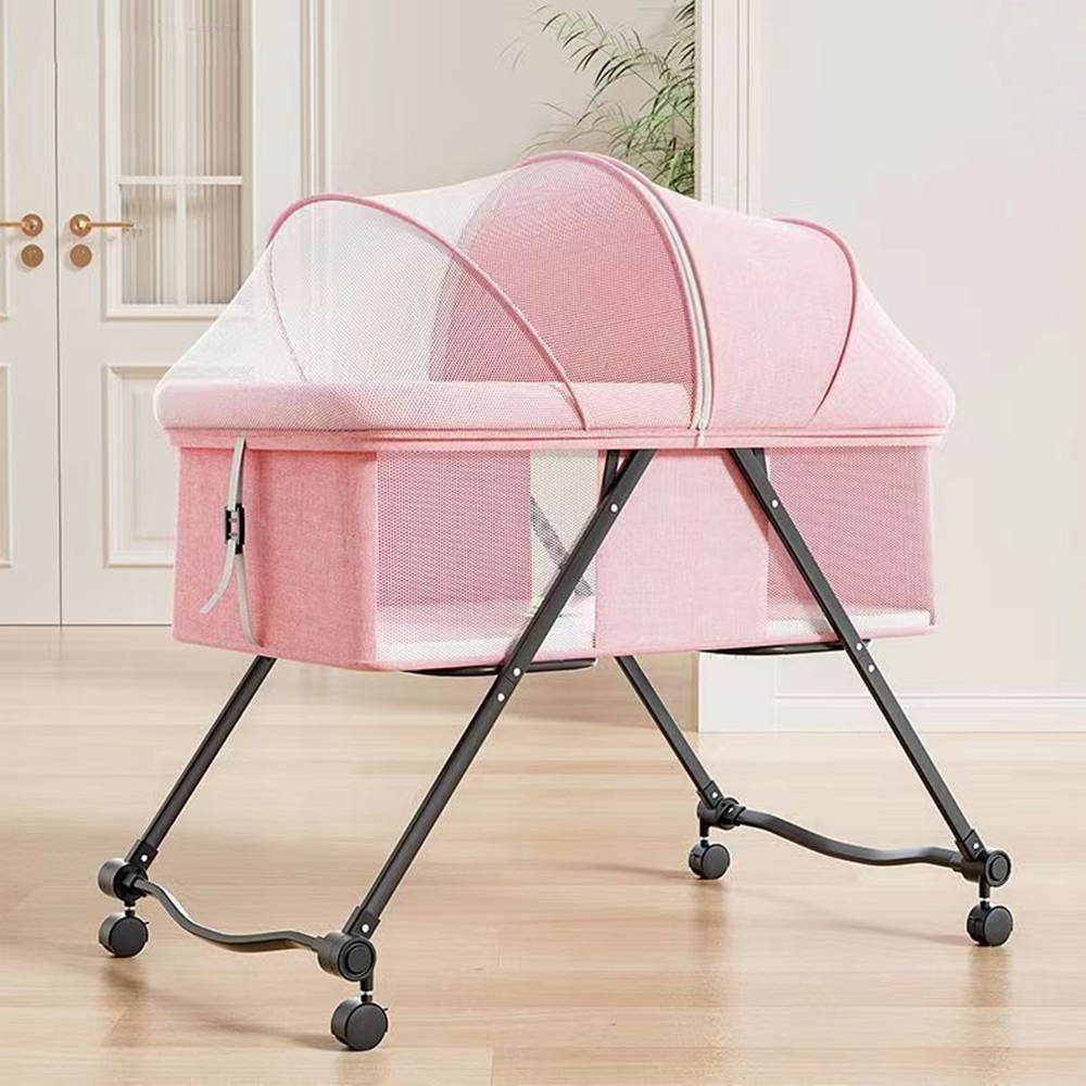 Capa de berço portátil com mos - Bassinet Bedside Sleeper avaliação e preço