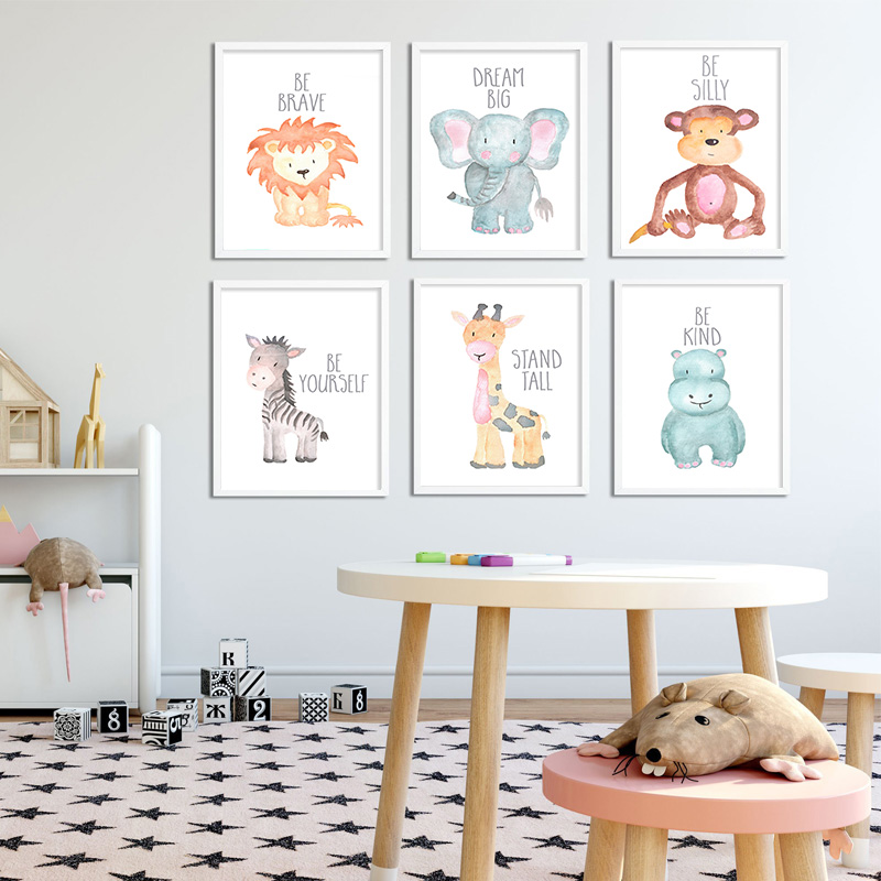 Bebê animal leão elefante gira - Baby Nursery Mirror avaliação e preço