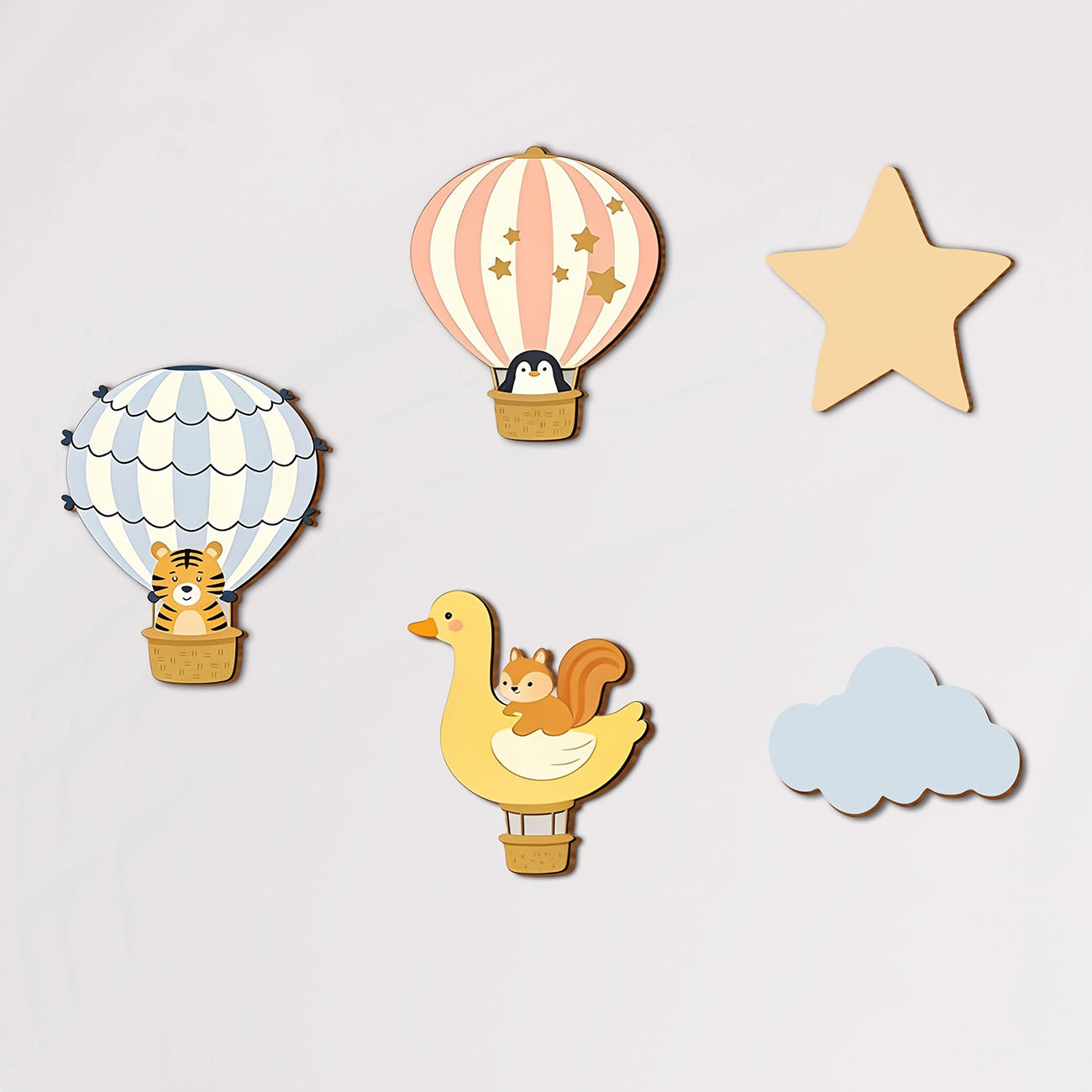 5 Peças de Adesivos de Parede  - Baby Nursery Wall Mural avaliação e preço