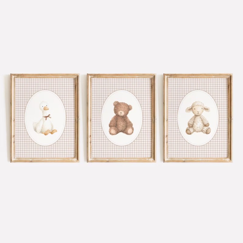 Conjunto de Impressões para Qu - Baby Nursery Gender Neutral avaliação e preço