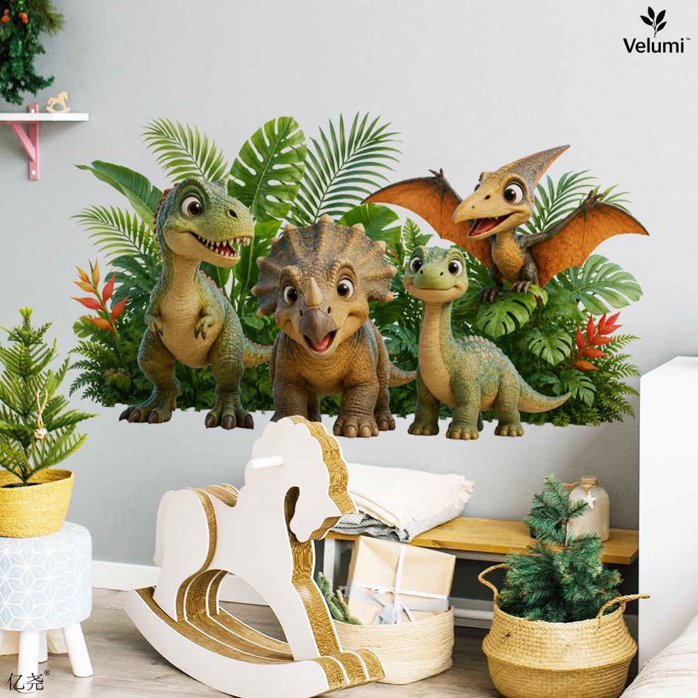 Adesivos de Parede 3D de Dinos - Baby Nursery Wall Mural avaliação e preço