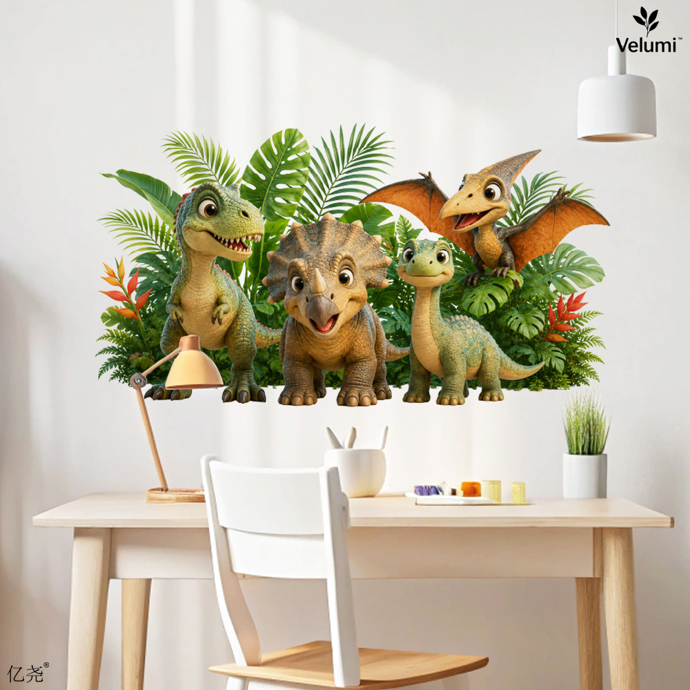 Adesivos de Parede 3D de Dinos - Baby Nursery Wall Mural avaliação e preço